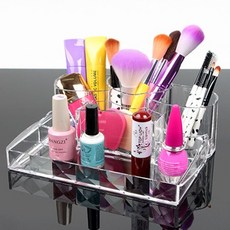 아크릴 7단 매니큐어 진열대 네일매니큐어디스플레 고급 화장품 화장대 정리대 정리함 메이크업 박스 보관함 케이스 수납함 트레이 꽂이 여자 친구 선물, 1, 본상품선택, 1개