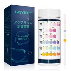 EASYTEST Cl2 PH 시험지 150개 수족관 테스트 스트립 수질 검사 키트 수조 어