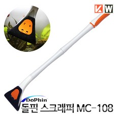 KW 도핀 스펀지 스크래퍼 MC-108(55cm) / 이끼제거 유리닦기 수조청소기 벽면청소 유리청소