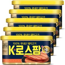 롯데푸드 K로스팜 200gx5캔 / 100%국내산 돼지고기, 단일상품