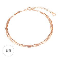 14k 롱씨드 체인 2줄 팔찌(H)