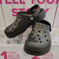 크록스 "무료배송 Day~~" 남녀공용 포근한 털샌들 윈터 클로그 203766-060ber