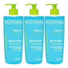 해외 바이오더마 세비엄 젤 무쌍 500ml 3개 클렌징, 단품
