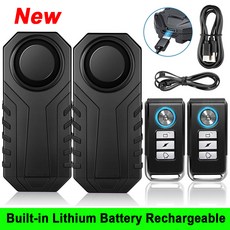 자전거 전기 스쿠터 방지 시스템 오토바이 무선 도난 경보 방수 Elecpow 리모컨 113dB, 20) New Rechargeable-2, 20) New Rechargeable-2