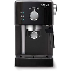 독일 가찌아 Gaggia RI8433/11 Viva 스타일 수동 에스프레소 머신 분쇄 커피, 블랙