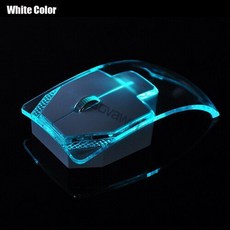 [해외] SOVAWIN LED 미니 무선 마우스 자동차 모양 마우스 USB 수신기 12 인치 당 점 2.4G 게임 광학 전자 마우스 PC 노트북 컴퓨터에 한, WHITE