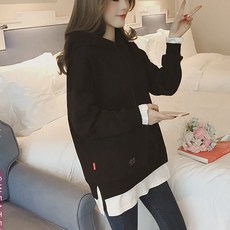 엘레스 여성티셔츠 루즈핏 자체제작 여성긴팔티 니트 맨투맨
