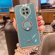 후방카메라 Redmi K30그랜드 기념판 핸드폰케이스 샤오미 K30pro보호 5G실리콘세트 redmik30i전면덮개 떨어트림방지 ultra스크럽 por redmi아이디어 u여성전체, T20-K30럭셔리타입 그레이색+달모양 반지+크리스탈