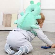 월드홀릭 신생아 쿨 여름 짱구베개 유아베개 레슬링방지 예쁜 아기 베개 아기머리보호대 sZT08, 그린