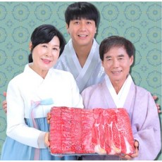 배우 김승현 우늘 투뿔 ++1등급 마장동 한우 선물 세트 소고기 구이용 추석 설 [원산지:국내산 한우] A타입 [원산지:국산], 1세트, 살치등심/갈비살/부채살/등심불고기