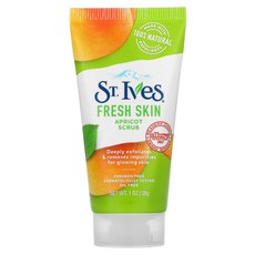 St. Ives 프레시 스킨 살구 함유 스크럽 28g(1oz), 28g, 1개