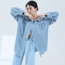 유니 루즈핏 재즈 댄스복 고전무용 의류 연습복
