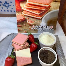 [이라운드몰]도쿄 밀크 치즈 팩토리 스트로베리 밀크 쿠키 10개입, 옵션선택, 단품