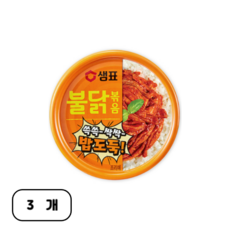 샘표 불닭볶음, 80g, 3개