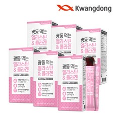 광동 먹는 엘라스틴 저분자 피쉬 콜라겐 젤리 15포 6박스, 300g, 6개