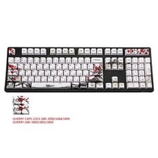 벚꽃키캡 PBT OEM 매화 풍경 키캡 수묵화 한글키캡 일본어 키보드 독거미, 상세 페이지 참고, 벚꽃키캡 OEM 110키 일본어