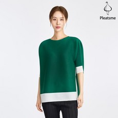 플리츠미 모던 투톤 블록 티셔츠 EPTSM024017