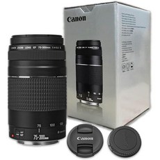 Canon 캐논 SLR 카메라용 EF 75-300mm f4-5.6 III 망원 줌 렌즈 EOS 7D 60D Rebel SL1 T1i T2i T3 T3i T4i T5 - 캐논렌즈