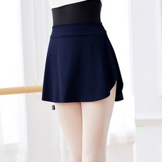 발레 치마 발레복 댄스 스커트 여성용 성인 원피스 블랙 투투 발레리나 댄스웨어 사이드 스플릿 짧은