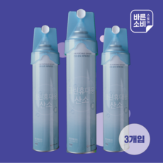 휴대용 산소캔 순수 클린 강아지 고양이 816ml 3P, 클린산소 816ml, 3개