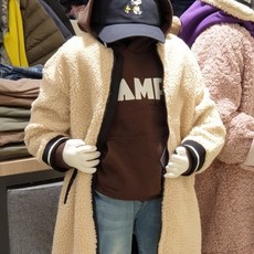 스탭키즈 부평점 [핵득템찬스50%할인] 와우~뽀글이가 이렇게 폼 날줄이야~!! 스타일리한 멋쟁이@뽀글이@ 롱집업! 점퍼