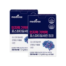 인지력 기억력 포스파티딜세린 징코 2개월분 PS 피에스, 60정, 2개