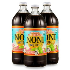 힐링 하와이안 NFC 유기농 노니주스, 3병, 946ml