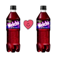 웰치스 웰치 제로 그레이프맛, 600ml, 20개