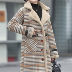 럭키슈에뜨체크코트