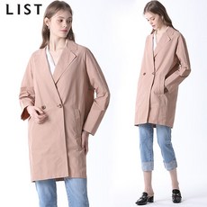 리스트 리스트 코튼 블렌드 더블 버튼 재킷