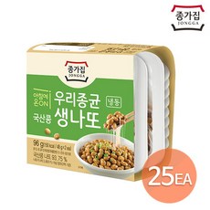 [종가집] 국산콩 생나또48g(2입) x 25개 (총 50팩), 1세트