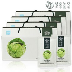 청춘농장 양배추즙 4박스 120포, 정직한 양배추즙 4박스 120포/free