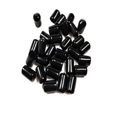 ID1.3mm ID70mm PVC 캡 10 개 다른 색상 케이블 절연 스레 커버 방수, 100개