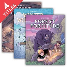 (영문도서) Survive! Set Library Binding, Graphic Planet, English, 9781532135101