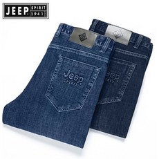 JEEP Spirit (지프스피릿) 남성 청바지 마이크로 탄성 미드 웨이스트 팬츠 비즈니스 캐주얼 청바지 Jeans-26812