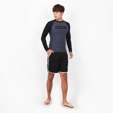 아쿠아티카 남성 래쉬가드 AQAMTS23007 상의+트렁크반바지세트
