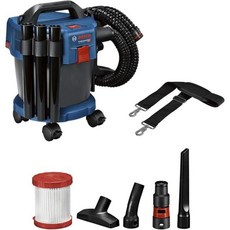 Bosch Professional 18V System 산업용 진공 청소기 가스 18V-10L(배터리 제외 1.6m 호스 연장 튜브 3개 상자에 포함), 단일옵션
