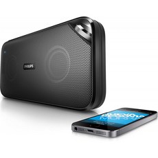 필립스 BT3500B/37 무선 휴대용 블루투스 스피커:, 단일옵션, 단일옵션