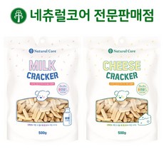 네츄럴코어 크래커, 2가지맛 혼합 500g x 2개, 2개