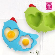 파미레 실리콘 꼬꼬반숙기 / 계란 찜기 / 전자렌지, 상세설명 참조, 02 대일 실리콘 꼬꼬반숙기-블루