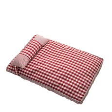 사계절 애완 동물 사육장 강아지 침대 탈착식 세탁 고양이 매트리, 2.red sleeping pad