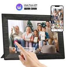 디지털앨범 액자 LCD 백라이트 HD IPS 1280*800 디지털 포토 프레임 전자 그림 모방 목재 전체 기능 10.1 인치 스크린, 3) Digital frame - AU 플러그, Digital frame