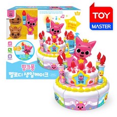 핑크퐁멜로디생일케이크