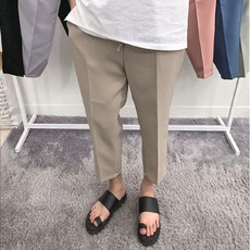 [바모스] 20 S/S 남녀공용 와이드 10부 밴딩 슬랙스