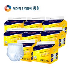 케어미 언더웨어 팬티형기저귀 중형/대형/특대형 80매 성인기저귀, 중형