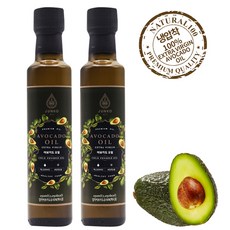 멕시코 공기 접촉 최소화 냉압착 엑스트라버진 아보카도 오일 250ml, 2개