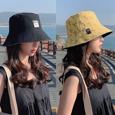 다오라인 여성 봄 여름 데일리 버킷햇 양면 벙거지 모자 DAL07