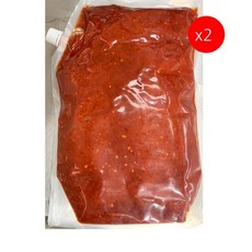 [더착한푸드]만능김치장(한식원 5K) 2개 식자재마트 대용량 업소용 김치소스 겉절이소스 김치양념소스 만능소스