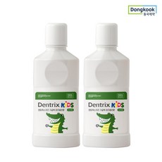 [동국제약] 덴트릭스 키즈 가글 라즈베리향 260ml 2개/ 잇몸 충치케어 저불소 순한가, 2개