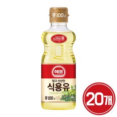 사조해표 콩기름 식용유 250ml, 20개